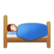 Person in Bed emoji on Samsung